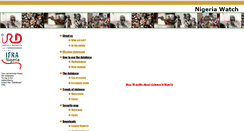Desktop Screenshot of nigeriawatch.org